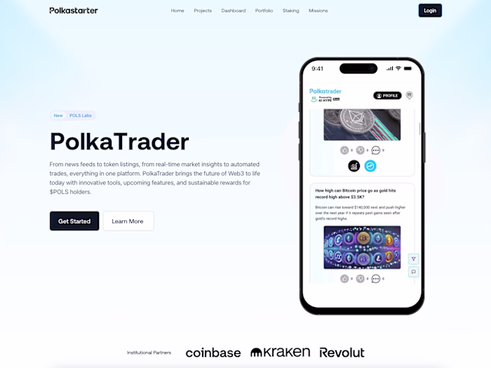 PolkaTrader Design & Development for Polkastarter