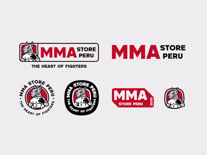MMA Store Peru Brand Identity Design