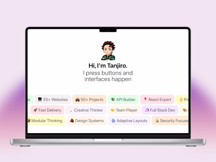 Personal Portfolio Website Template Development