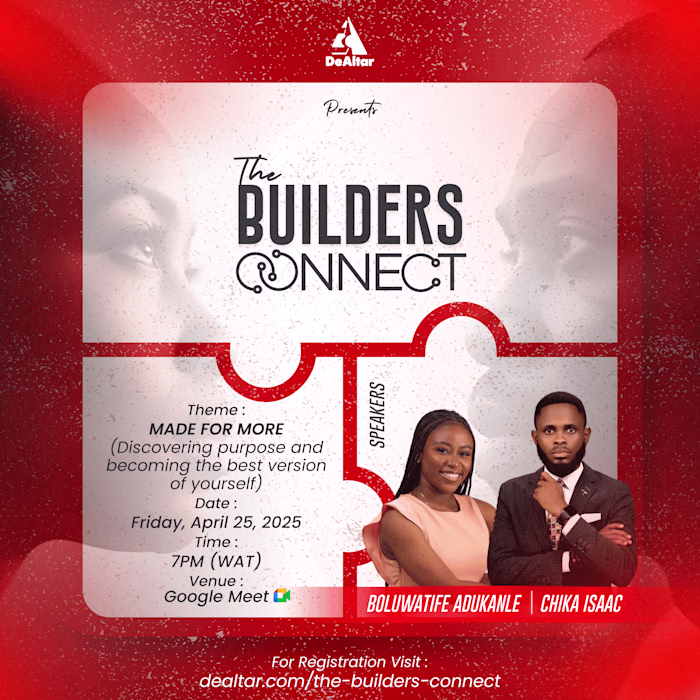 The Builders Connecr | DeAltar | Made For More