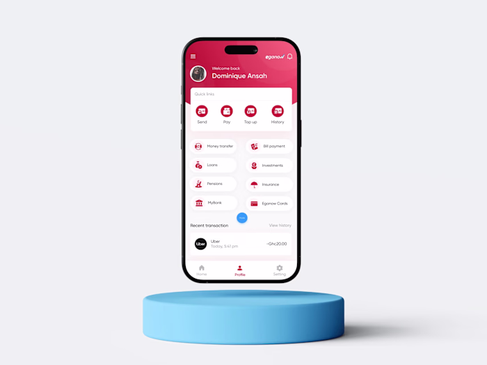 Eganow - A Digital Financial Wallet