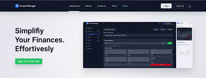 Invoice Manager — Finance SaaS