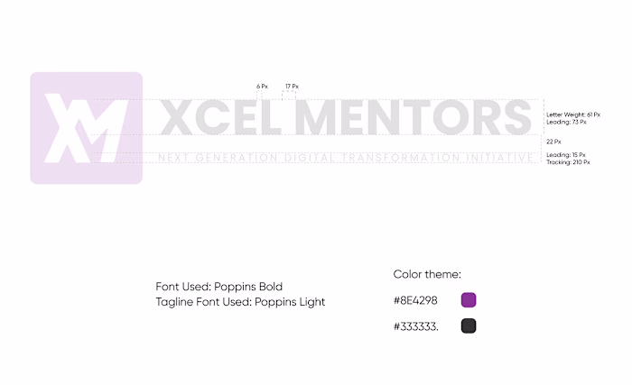 xcel mentors logo Design Case Study and Animation on Behance