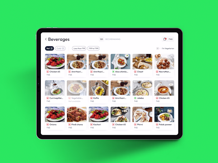 Seamless Food order POS app experience