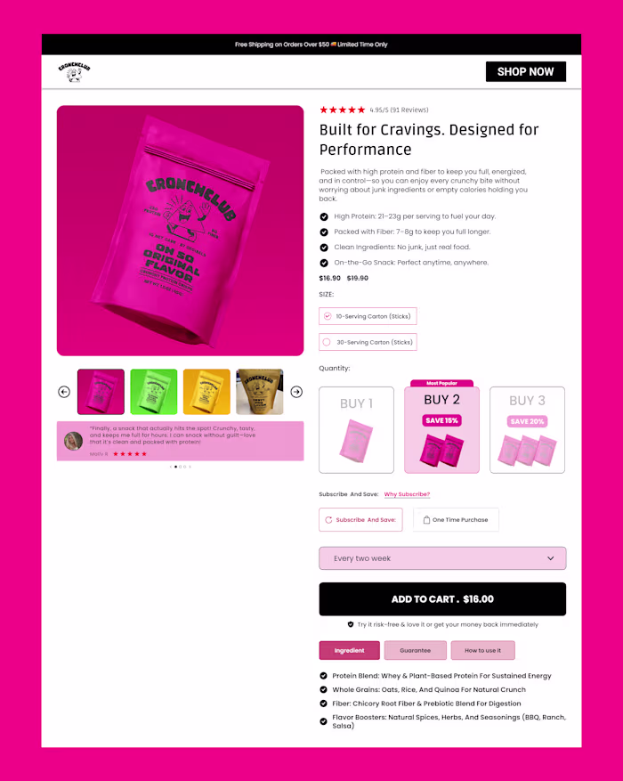 Just designed this high-converting PDP