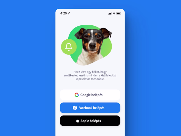 iOS and Android app for new pet owners