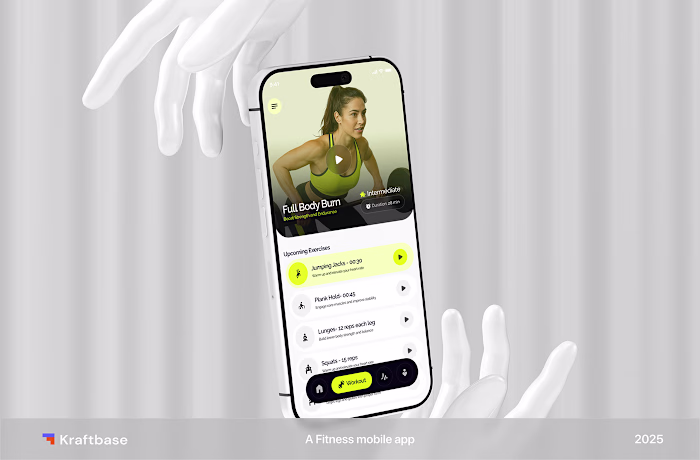 Bloomfit - Fitness Tracker App UI/UX Design