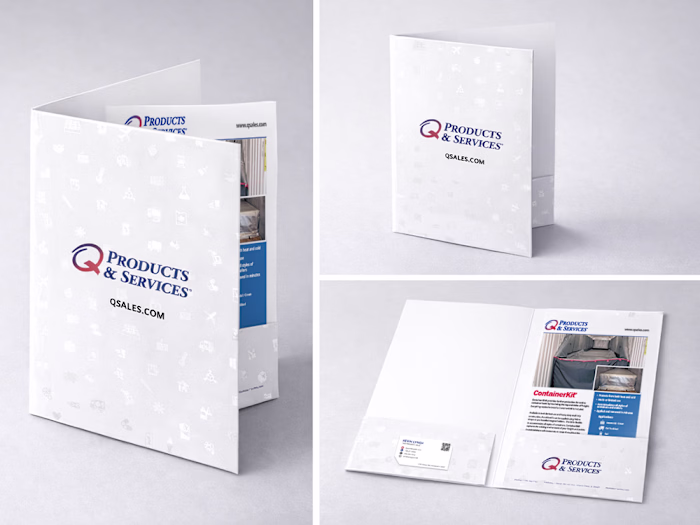 Order Custom 2 Pocket Presentation Folders with Spot UV