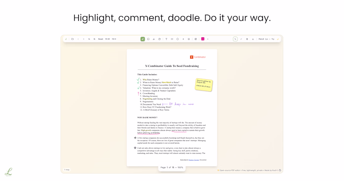 Built a cross-platform PDF drawing tool with Svelte Kit + Tauri