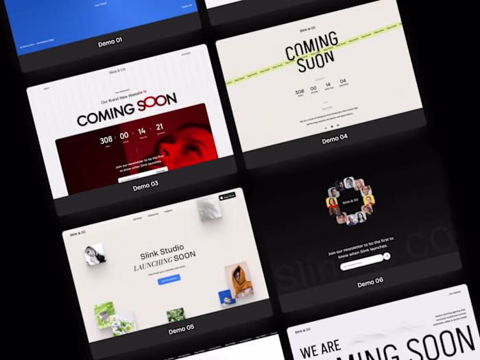 Coming soon website templates