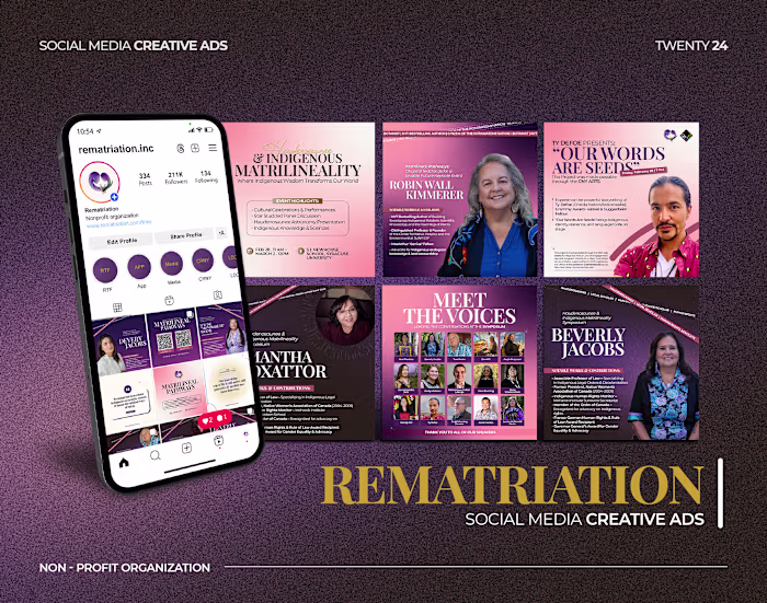 Social Media Post & Stories - Rematriation
