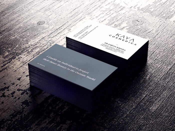 Kaya Cosmedica Business Card