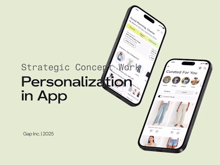 Personalized Mobile App Experience for Gap Inc.