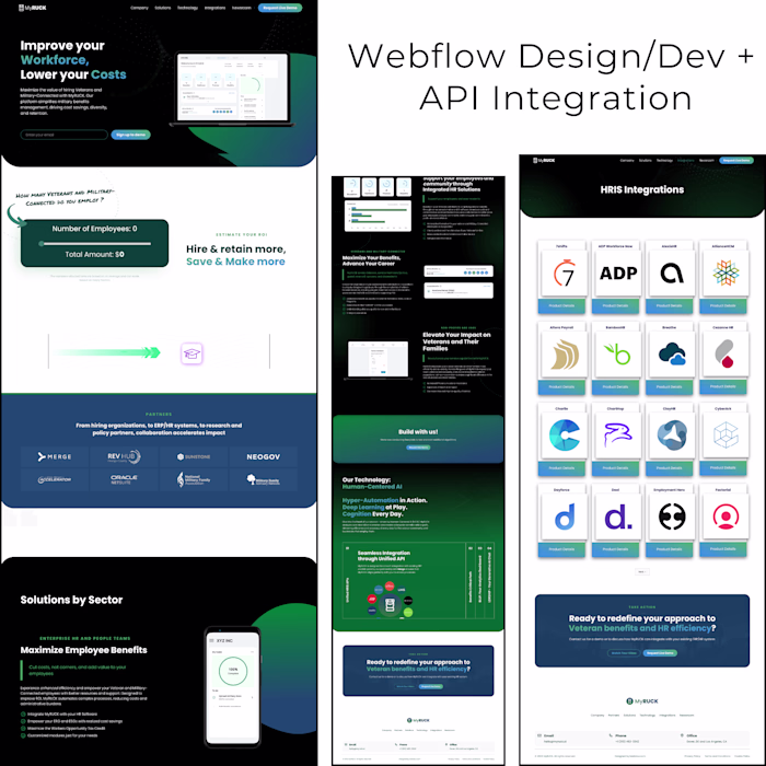 Web Design and API Integration
