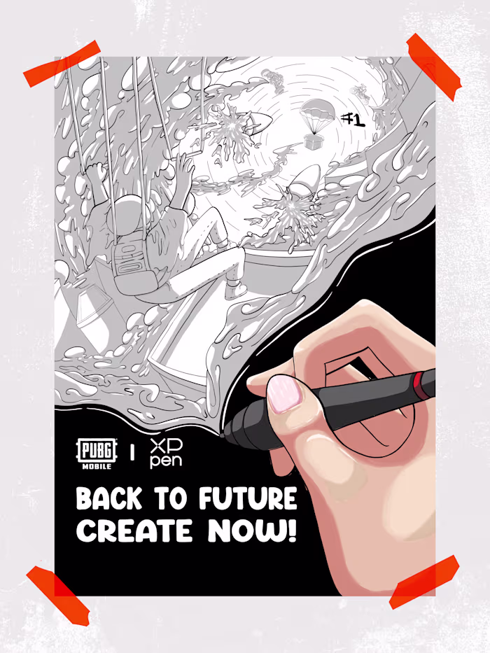 Poster deign collaboration PUBG Mobile