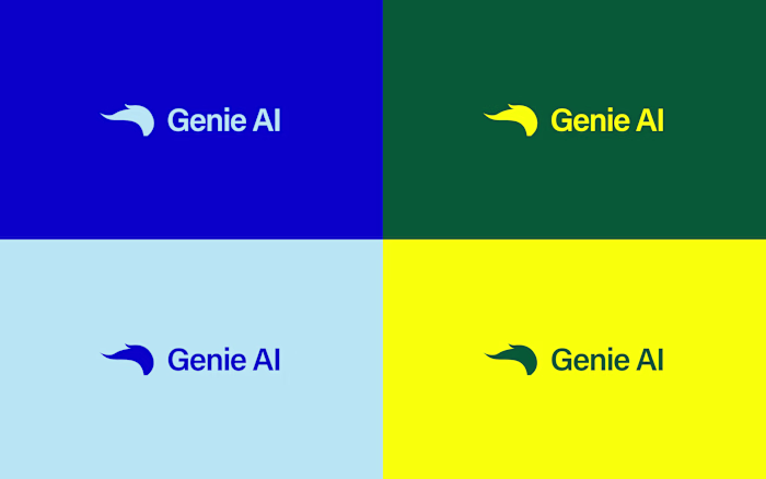 Genie AI - A visual identity for an AI platform that provide...