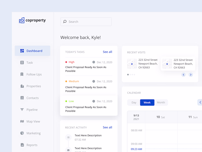 Coproperty - Real Estate - Web App