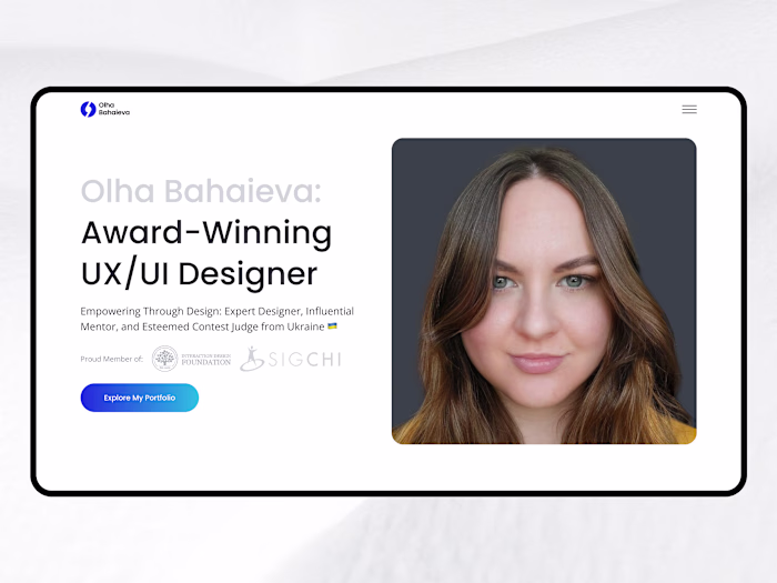 Olha Bahaieva – Web Design + Webflow