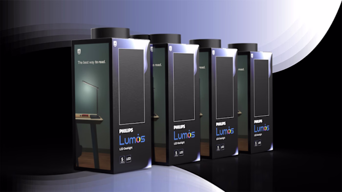 After Use Packaging + Logo Design - Philips Lumos