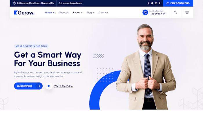 Professional website - Simple wordpress website