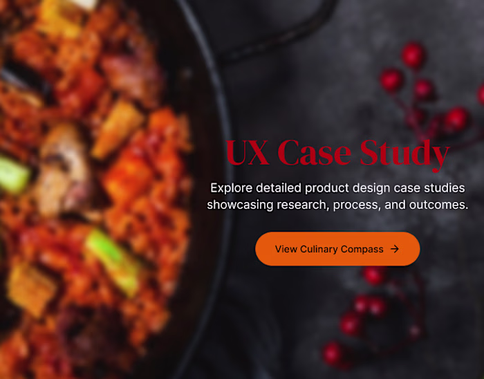 Culinary Compass- A UX/UI case study