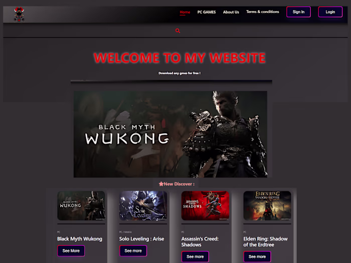 GitHub - pasha804/Games-Website-