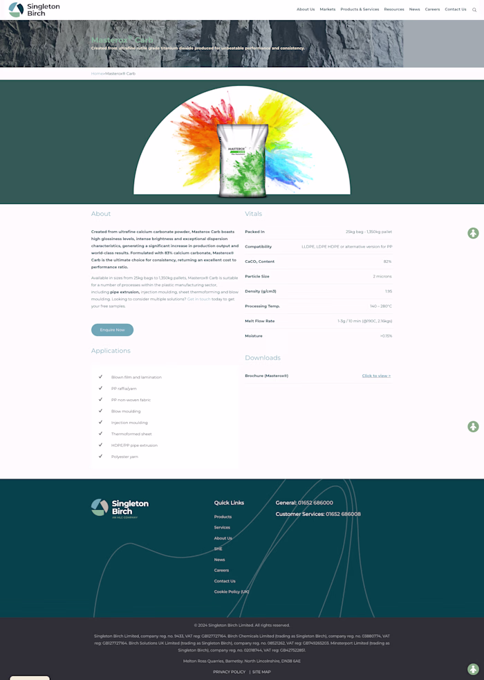 Our client, MLC, a lime