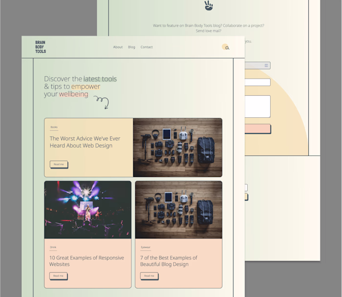 Health Blog - Concept Project
