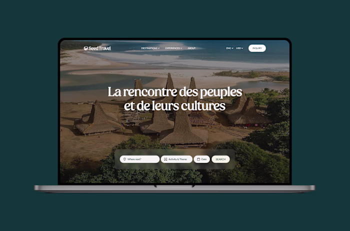 Webflow Design and Development – Seed Travel | Webflow Developer