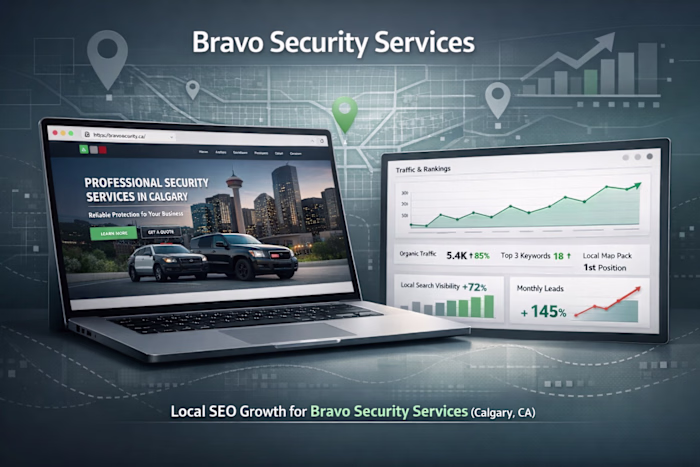 Local SEO Strategy for Bravo Security Services