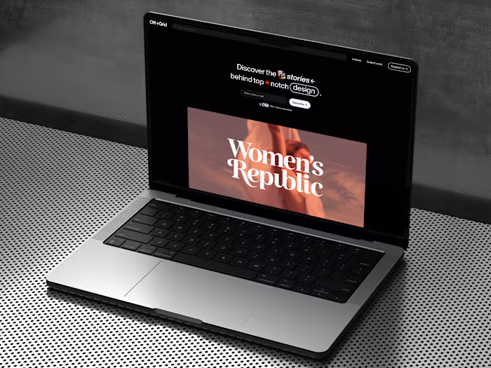 Off-Grid - Framer Website