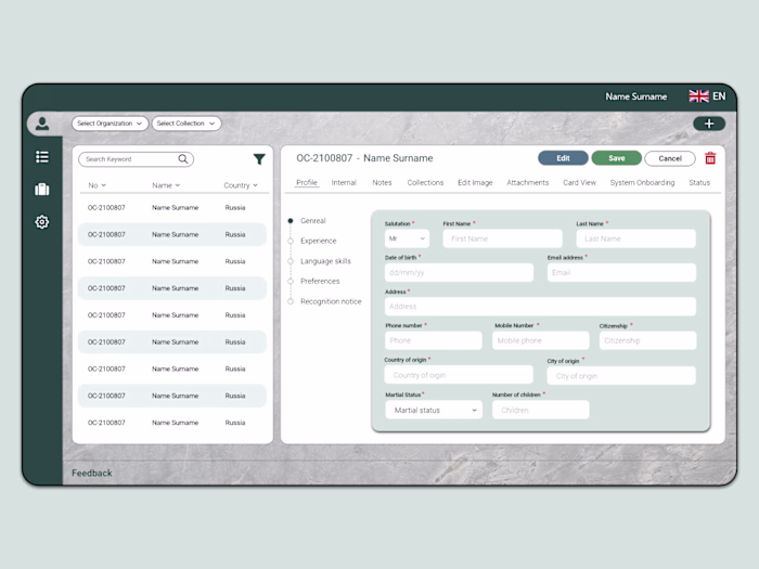HR Management system