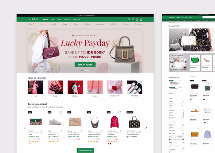 voila.id - Luxury Brand Ecommerce