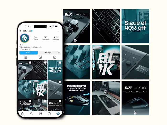 Social Media design - BLIK