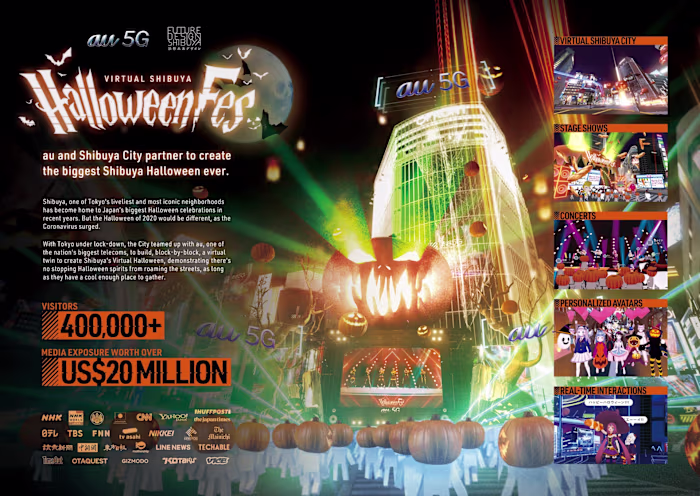 KDDI Shibuya Virtual Halloween