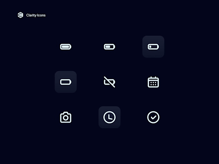 Clarity Icons Package