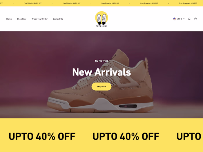 Nifae Shoes Shopify Store