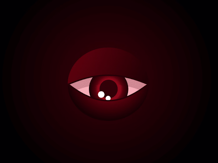 Eyeball animation in Rive