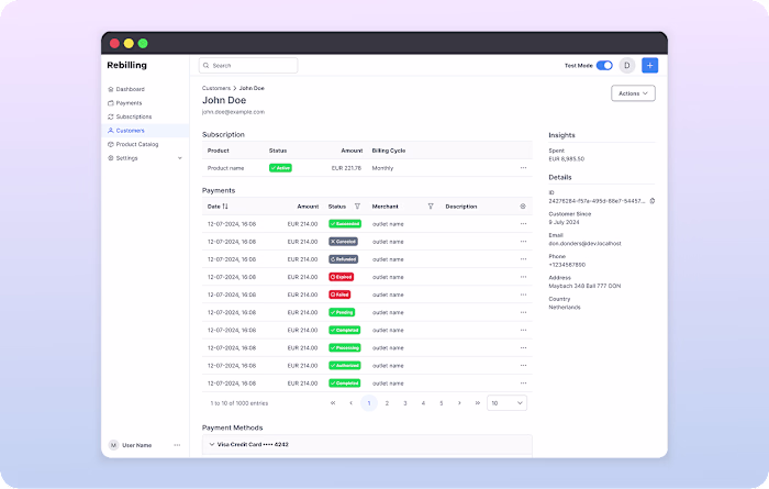 Payment Processing Platform redesign