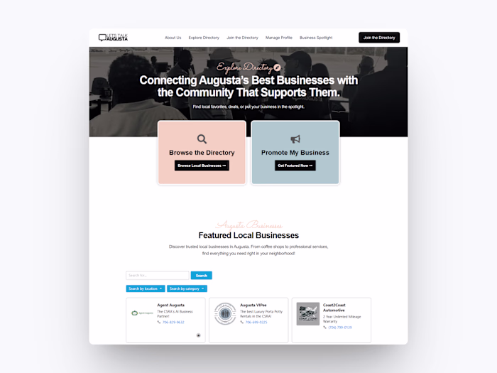 Let’s Talk Augusta – Augusta’s Hub for Local Business Discovery