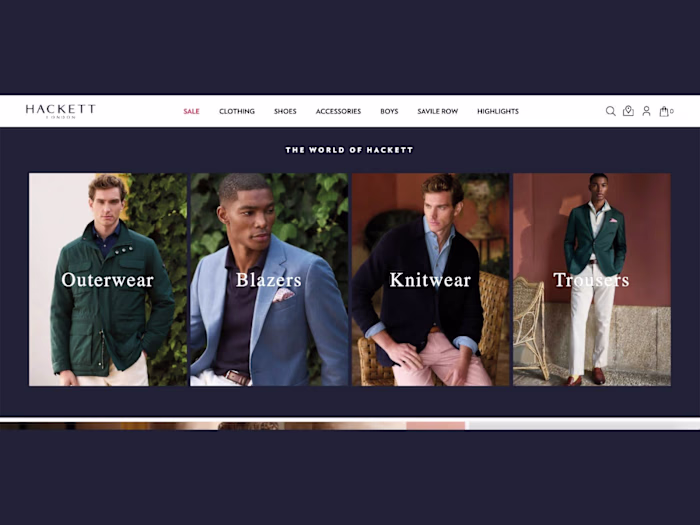 Digital Marketing Manager, Hackett London