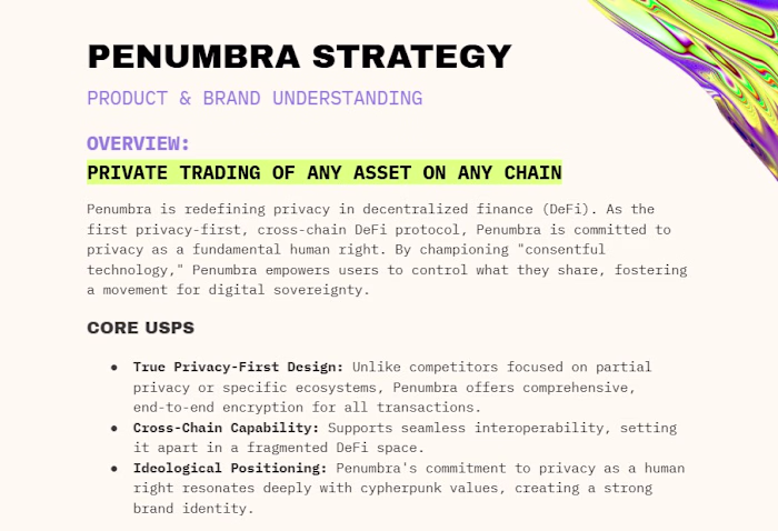 Penumbra Growth Strategy Doc completed after brand audit and...