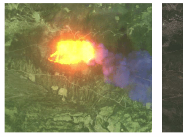 Deep Learning Method for forest fire detection and simulation of