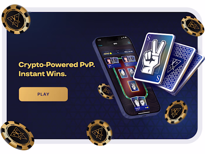 UX/UI Design for RPS Mine Crypto Game