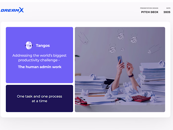 Pitch Deck Design - Tangos