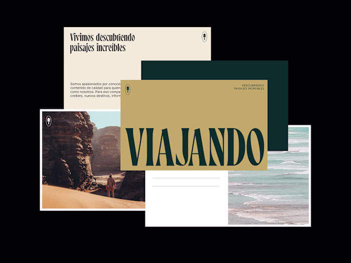 VIAJANDO / Travel Mag Brand Identity
