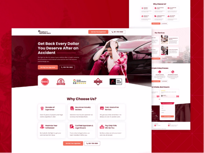 Sales Funnel Page Design for Upskill Coach