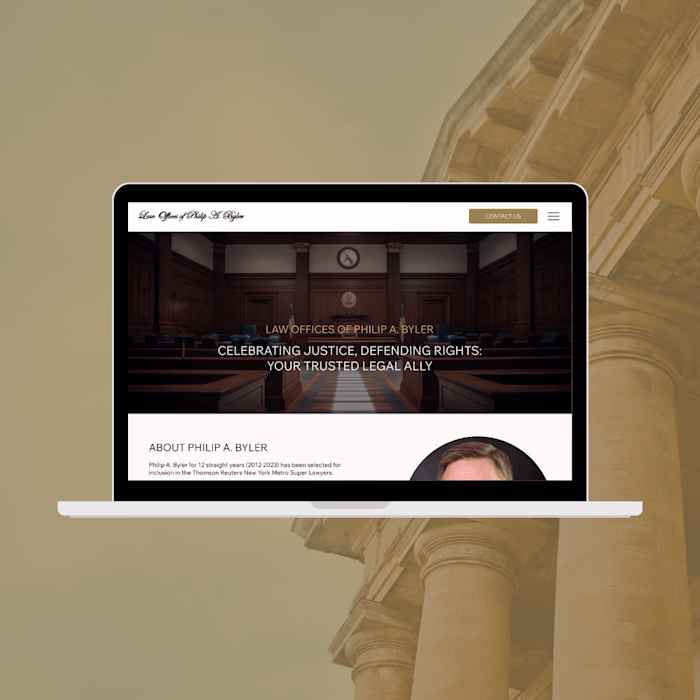Law Firm Website Built with WIX Studio