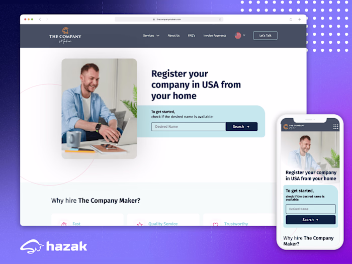 UX/UI Design & Web Development for Complex Accounting Services