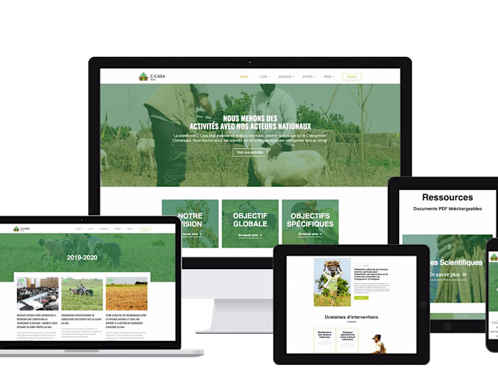 C-CASA MALI BRANDING, SITE WEB ET RESEAUX SOCIAUX